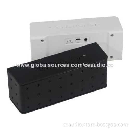 Wireless Bluetooth Speakers with Handsfree, Stereo, Aux-in Jack, Passive Bass, Hot Sell Model